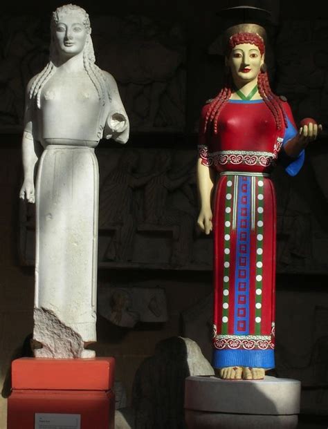 Peplos Kore — Faculty Of Classics Greek Statues Ancient Greek Art