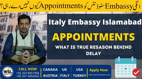 Why Italy Embassy Is Not Giving Visa Appointments New Appointment
