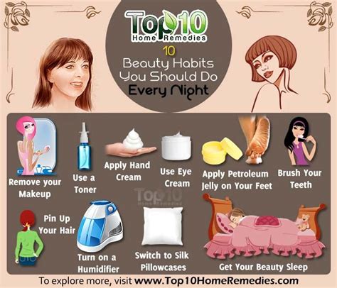 10 Beauty Habits You Should Do Every Night Top 10 Home