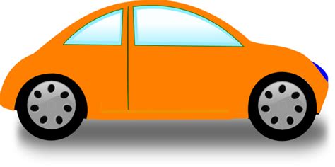 Orange Car Cartoon Clipart Best