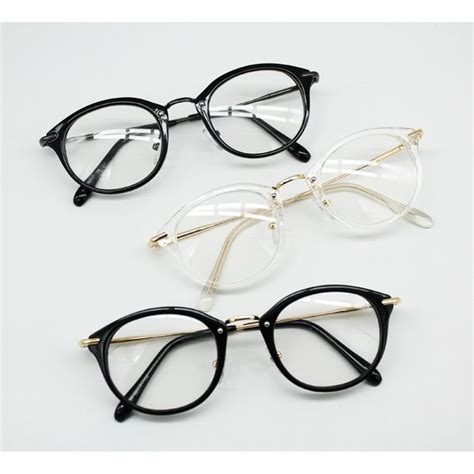 Jual Frame Kacamata Korea Oppa Lensa Minus Baca Kacamata Besi Kotak