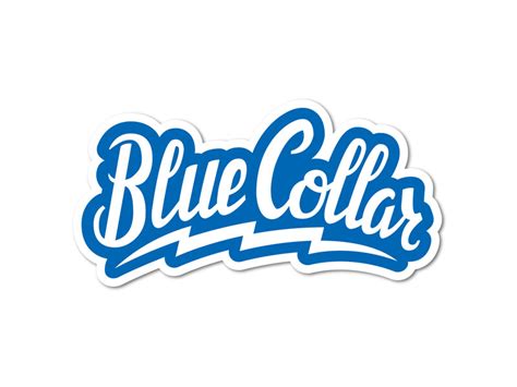 Blue Collar Skateboards Sticker By Max Morin On Dribbble