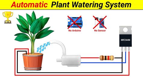 Automatic Plant Watering System Without Arduino Inspire Award