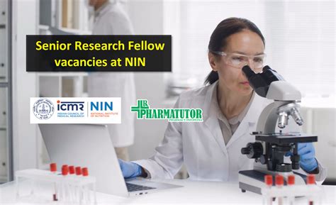 Application For Post Of Senior Research Fellow At Nin Pharmatutor