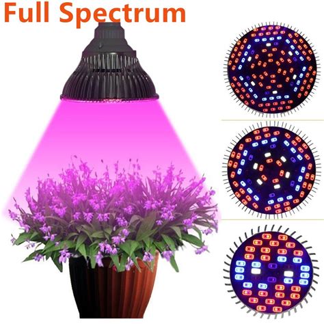 Full Spectrum Led Grow Lights 30w 50w 80w E27 Led Horticulture Grow