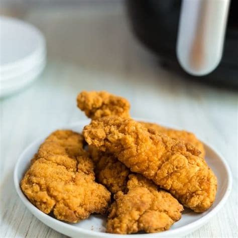 Airfryer chicken strips, airfryer recipe, chicken strips. Tyson Chicken Strips In Air Fryer | Recipe This
