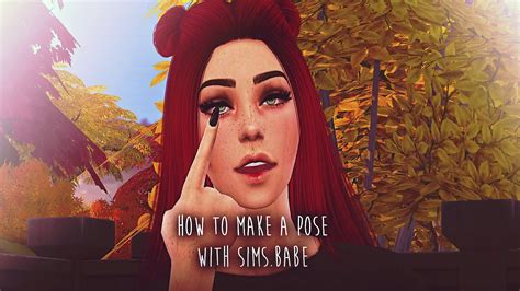 How To Make Poses In The Sims Sims Babe Youtube