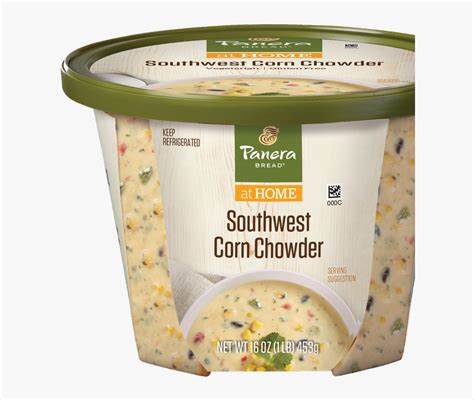 Panera's top soup pick in the summer is a creamy vegetarian chowder that's full of flavor and easy to copy at home once you know an important flavor secret. Panera Bread Southwest Corn Chowder - Panera Bread Summer Corn Chowder, HD Png Download - kindpng