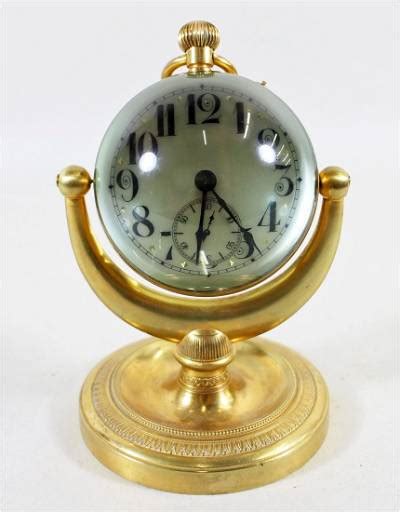 19th Century French Crystal Ball Clock