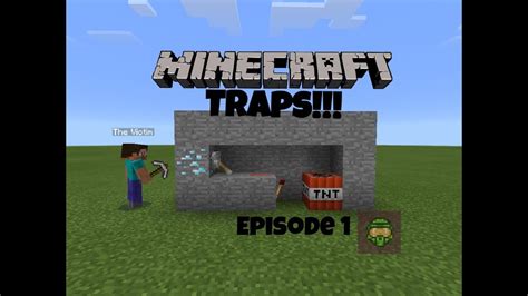 Minecraft Pe Traps For Trolling Episode 1 Youtube