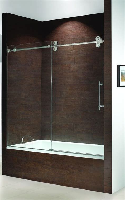 4.8 out of 5 stars 128. frameless bathtub doors | kinetik frameless sliding tub ...