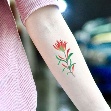 Top 65 Indian Paintbrush Flower Tattoo Super Hot Ineteachers