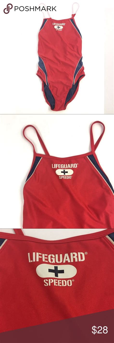 Speedo Lifeguard One Piece Swimsuit Swim Suit Speedo Lifeguard One