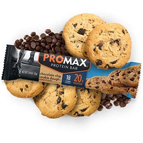 Promax Protein Bar Chocolate Chip Cookie Dough 20g High Protein Gluten