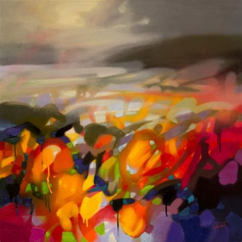 A New Hope Semi Abstract Art Scottish Landscape Painting Scott Naismith