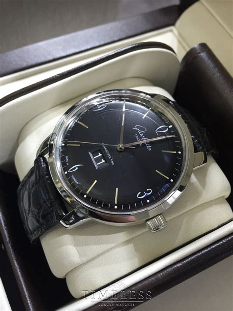 Fs Glashutte Original Senator Sixties Panorama Date Box Papers