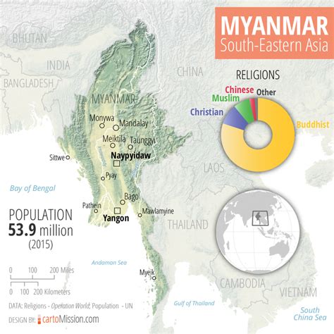 Myanmar Cities And Religions Cartomission
