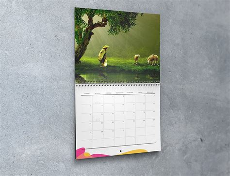 Wall Calendar Mockups Wall Calendar Mockups Download Link All Access