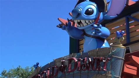 Stitch Spitting Water At Downtown Disney Walt Disney World Orlando