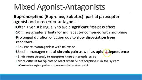 Pharmacology For Anesthesia 03 Opioids Part 3 Youtube