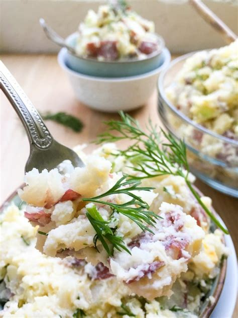 Red Bliss Potato Salad With Dill Eazy Peazy Mealz