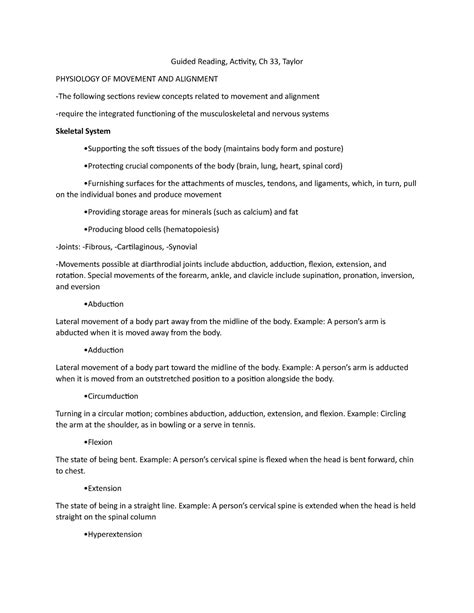 Guided Reading Activity ch 33 Taylor copy - Guided Reading, Activity