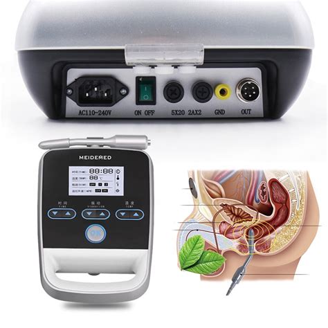 QoY4 Prostate Massager Treatment Apparatus Infrared Heat Therapy