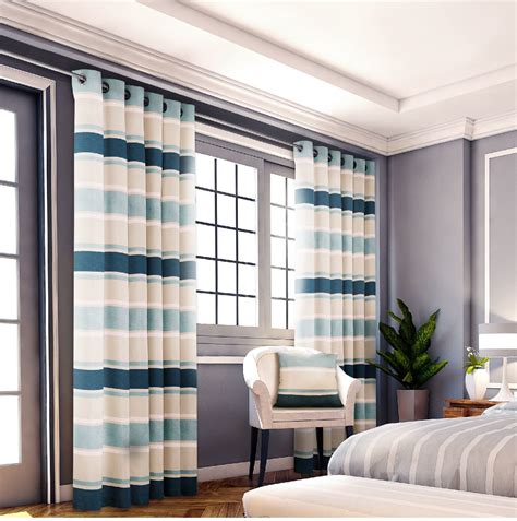 Simple brushed eyelets make it easy to pair this curtain with your existing or chosen curtain pole. House Additions Philip Lined Eyelet Curtain Panel, Teal ...