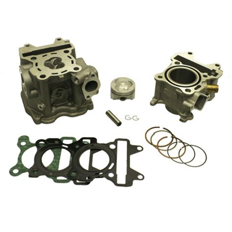 Intake manifold w/ reed valve for 2 stroke 50cc yamaha jog vino moped scooter. SSP-G 47mm Big Bore Cylinder Kit for 50cc 4-Stroke Yamaha ...