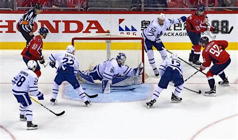 To qualify, a player must have played a minimum of 4 games. File:Capitals-Maple Leafs (34075134291).jpg - Wikimedia ...