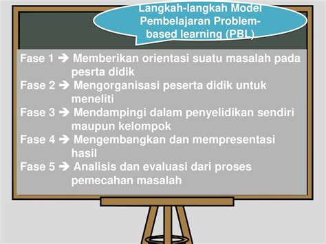 Langkah Model Pembelajaran Project Based Learning Seputar Model