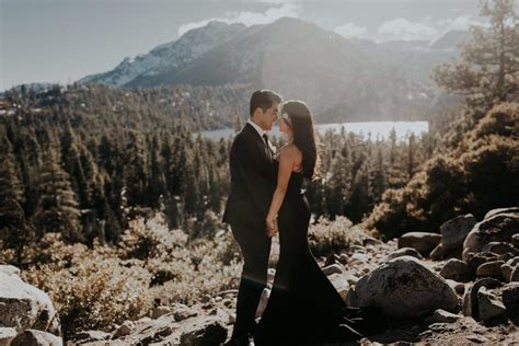 Elegant Winter Engagement Session In South Lake Tahoe Ca Gina