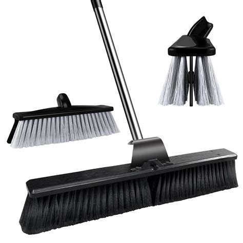 Buy Masthome 24 Large Push Broomoutdoor Brooms With 576 In Stainless