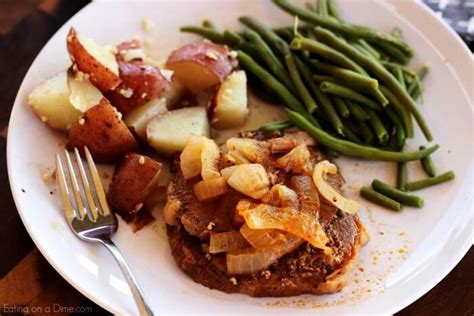 Wenn sie sich überlegen, was sie heute abend zum abendessen machen sollen, habe ich eine perfekte idee für sie! Easy Instant Pot Steak und Kartoffeln | Rezepte ...