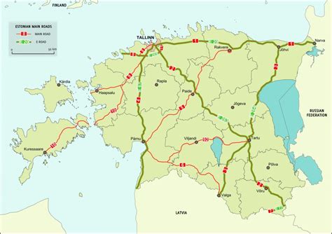Estonia Mapa Blog Dixi Car