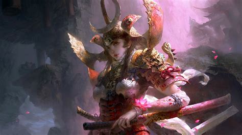 Fantasy Women Warrior Hd Wallpaper By Guangjian Huang