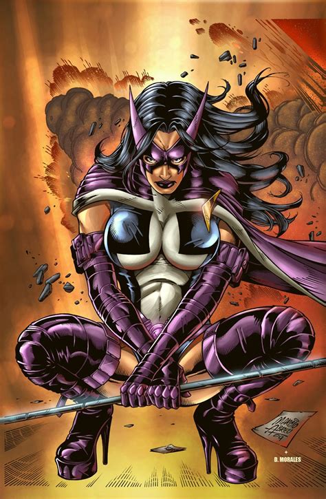 Huntress By Marcio Abreu And Madman1 Colored By Dany Morales Huntress