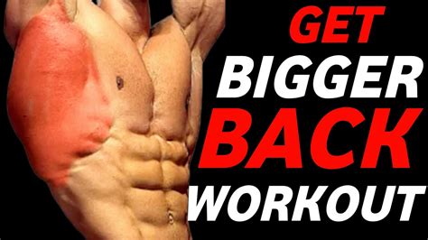 Get Bigger Back Workout Fit To Fitness Youtube