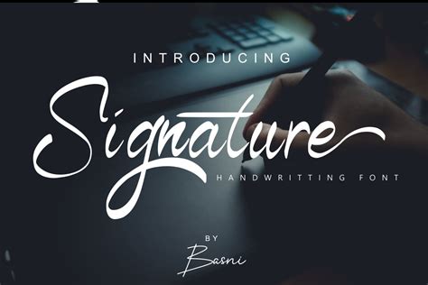 Signature 1194746 Handwritten Font Bundles
