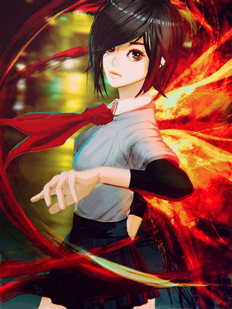 Kirishima touka is a character from tokyo ghoul. Kirishima Touka Tokyo Ghoul by cursedapple on DeviantArt