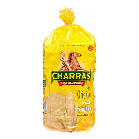 Charras Tostadas Yellow 123 Ounces