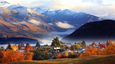 Wanaka Perfect Green Nature Overview In New Zealand