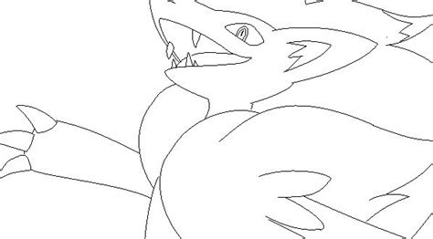 Zoroark Lineart 5 By Michy123 On Deviantart