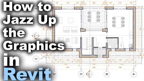 How To Jazz Up Floor Plan Graphics In Revit Tutorial Youtube