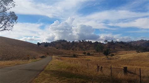Gravel, rock, sod, mulch, and more! Australian Landscape Road Rural Country Establishing Shot ...