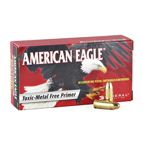 Federal American Eagle 9mm Luger Tmj 147 Grain 50 Rounds 46880