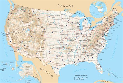 Usa Road Map Us Road Map America Road Map Road Map Of The United