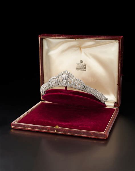 Diamond Tiara Clip Brooches Bracelet Possibly Garrard And Co 鑽石冠冕