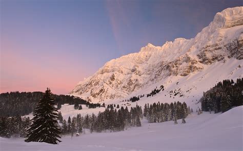 Switzerland Lps Mountain Pass Snow Winter Wallpapers Hd Desktop