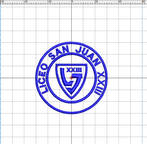 Matriz Logo Liceo San Juan Xxiii Viña Del Mar Matrices Y Bordados
